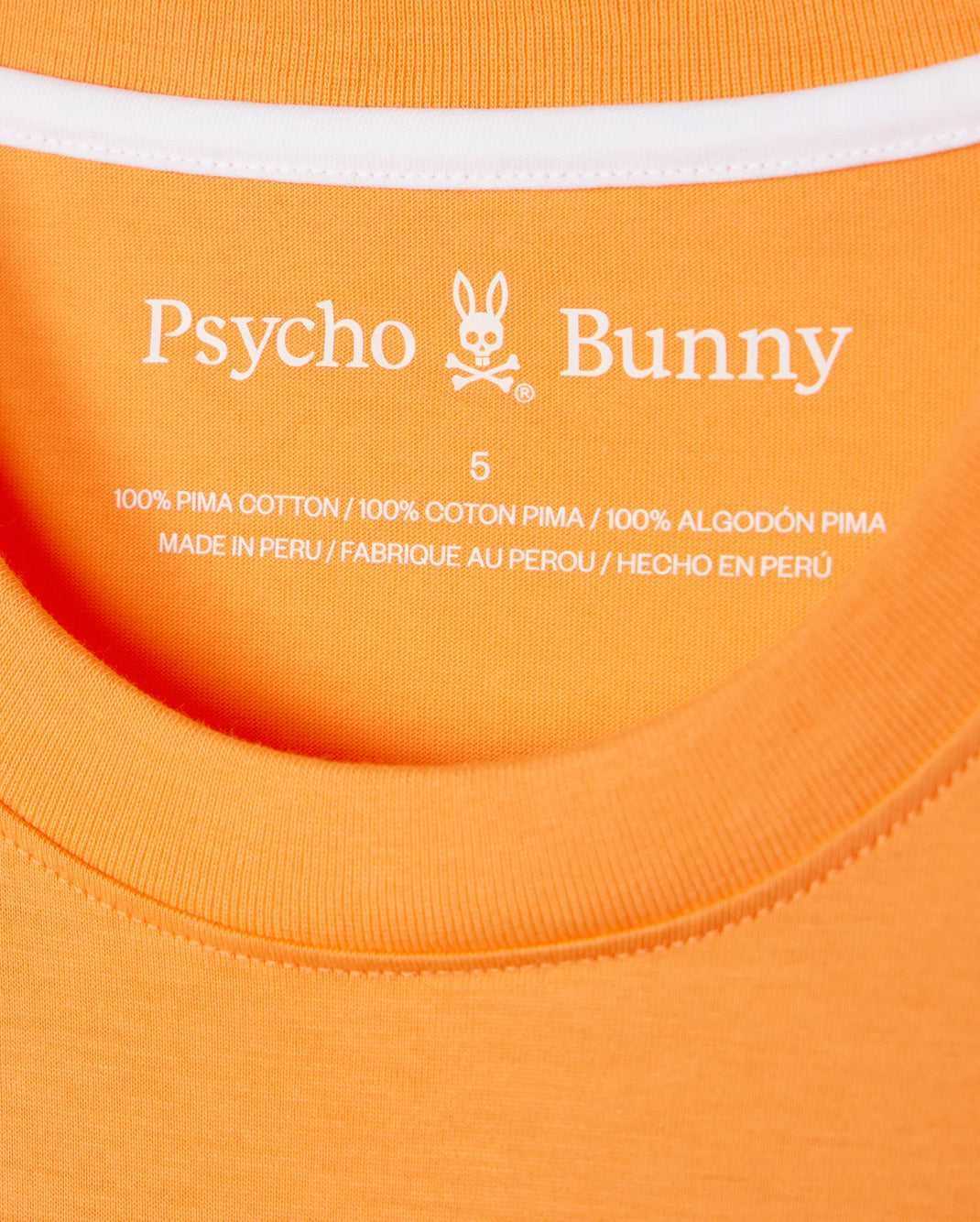 Tees Psycho Bunny Nevada Graphic Tee Rose Homme | MBF-86413788